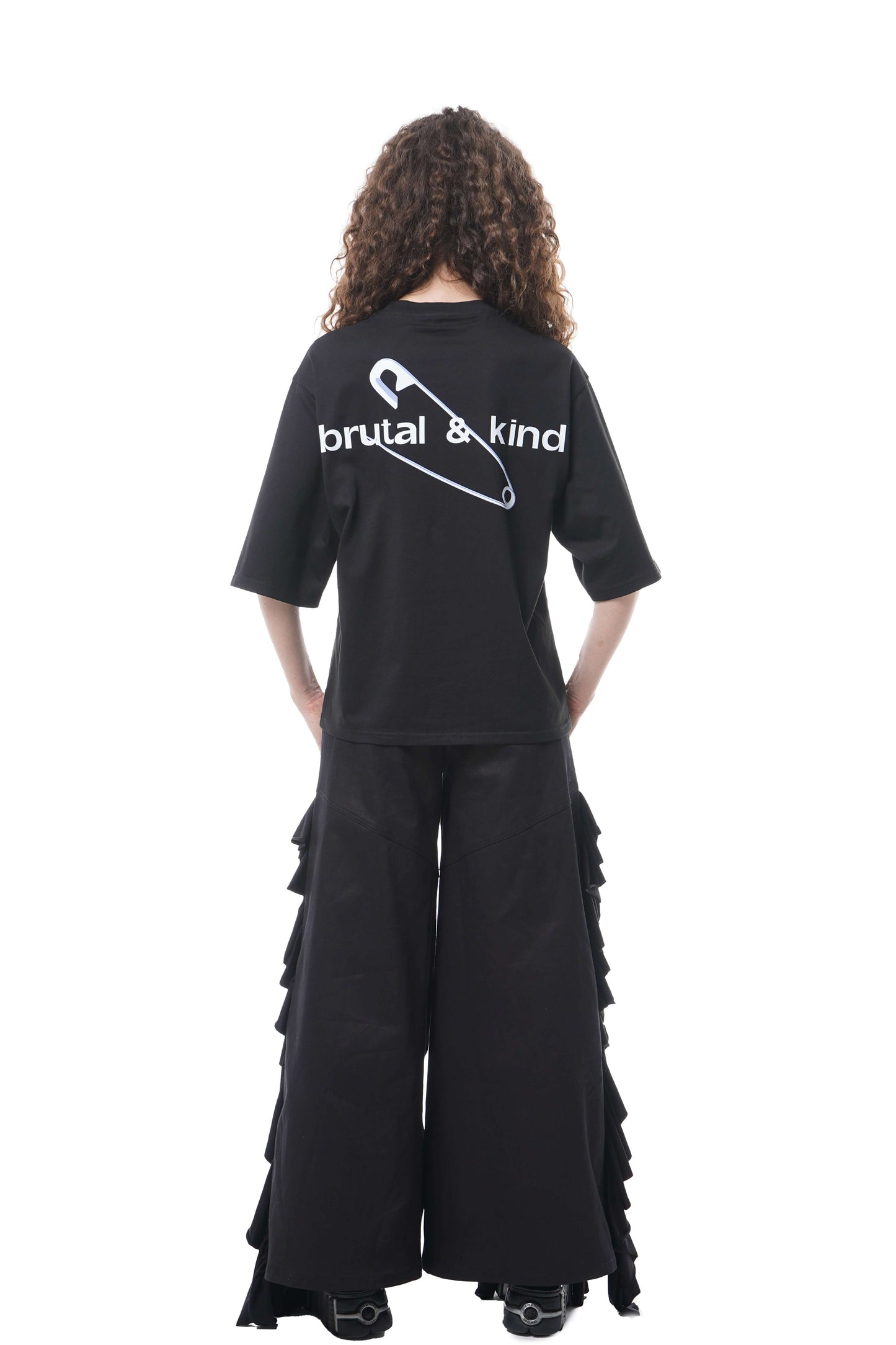 Brutal & Kind Oversized T-Shirt – Front & Back Print