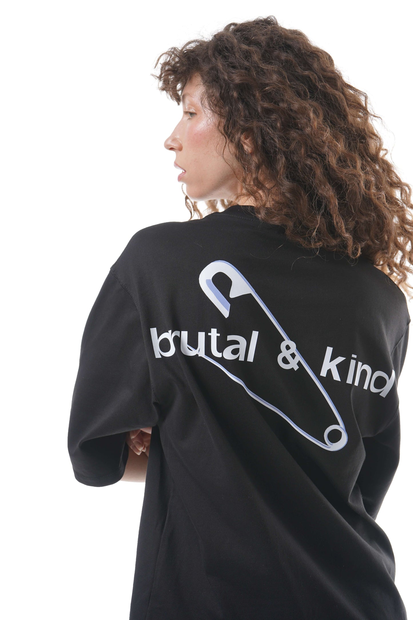 Brutal & Kind Oversized T-Shirt – Front & Back Print